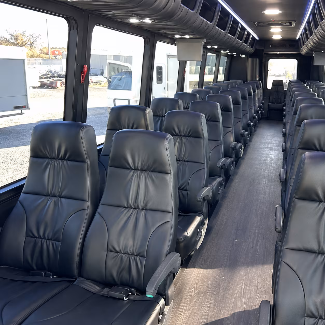 minibuses for shadow creek high school prom groups in pearland