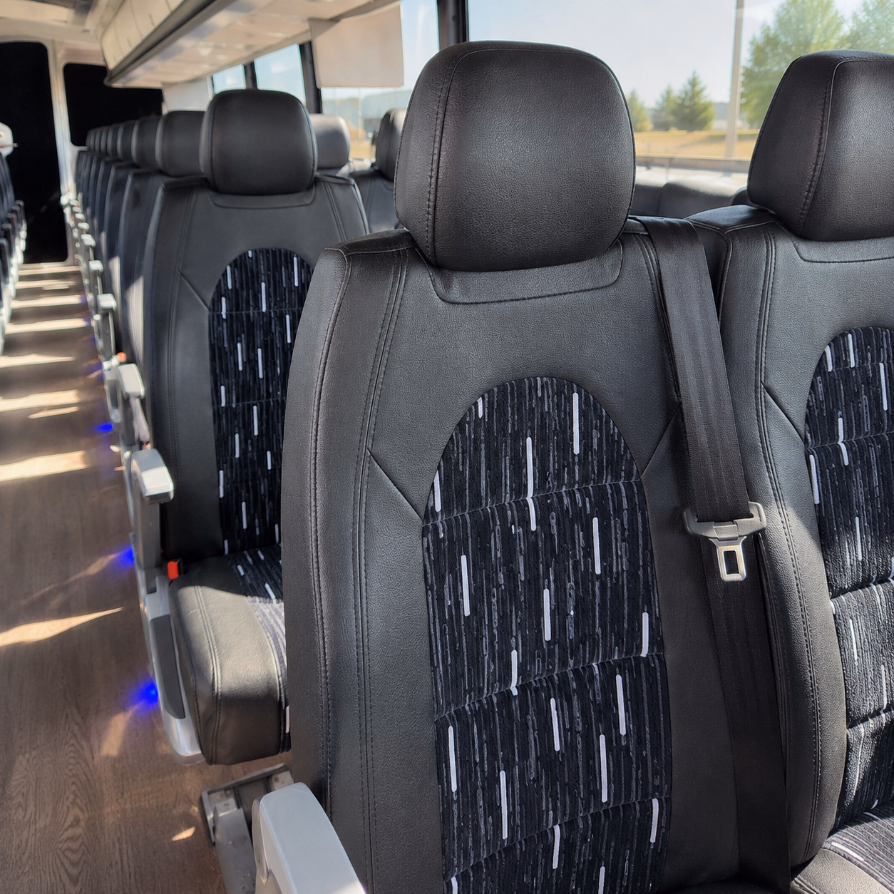 pearland religious group transportation onboard seating