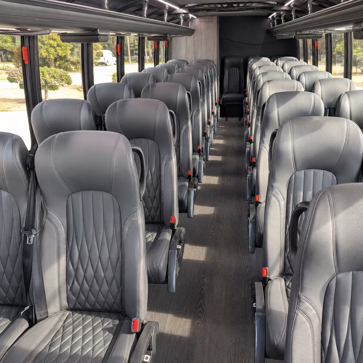 pearland wine tour brewery transportation onboard seating